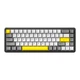 Механическая клавиатура на магнитных переключателях AJAZZ AK680 MAX HE с RGB подсветкой White\Grey - изображение 1