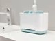 Органайзер для зубных щеток Large Toothbrush Caddy, удобный, белый (Cad-14525) - изображение 3