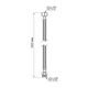 Шланг для води Thermo Alliance Standart 20 см NYLON 1/2"x1/2" ВН TAS388W20 - зображення 2