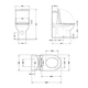 Унітаз для підлоги Qtap Robin Ultra Quiet безободковий з сидінням Soft-Close MATT BLACK QT13226083AMB - зображення 2