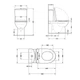 Унитаз напольный Qtap Jay Ultra Quiet с сидением Soft-close 640x360x835 мм QT07222175TW White - изображение 5