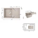 Кухонна мийка Lidz 790x495/230 MAR-07 (LIDZMAR07790495230) - изображение 2