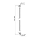 Шланг для води Thermo Alliance Standart 150 см NYLON 1/2"x1/2" ВН TAS388W150 - зображення 2
