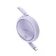 Кабель 1м Type-C to Type-C Free2Draw Mini 100W фіолетовий Baseus для зарядки і передачі даних (P10364500511-00) - зображення 2