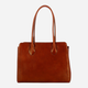 Torba shopper damska skórzana The Bridge Fiona 04205401-14 Brązowa (800070327579) - obraz 2