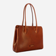 Torba shopper damska skórzana The Bridge Fiona 04205401-14 Brązowa (800070327579) - obraz 3