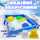 Кинетический снег,песок для детей "Мега снежный замок",масса для лепки набор для творчества с формой для лепки - изображение 5