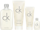 Zestaw unisex Calvin Klein Ck One Woda toaletowa 100 ml + Balsam do ciała 200 ml + Żel pod prysznic 100 ml + Woda toaletowa 5 ml (3616305433459) - obraz 2