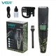 Аккумуляторная машинка триммер для стрижки волос бороды и тела USB VGR V-053 PRO Камуфляж - изображение 1