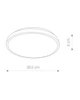 Світильник потоловий Nowodvorski 10972 Agnes Round Pro Led 1x22W 4000K 1300Lm IP44 Чорний (10972) - зображення 2