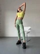 Топ з застібкою на спині та чашками салатового кольору, розмір S - зображення 2