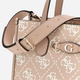 Torba shopper damska Guess Izzy 2 HWOQ8654220-SDL Beżowa (800070334894) - obraz 4