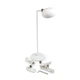 LED настільна лампа з акумулятором VIDEX |3000–5500K, 300Lm, 3W, 120°, 1800 mAh| Білий (VLE-TF18W) - зображення 3