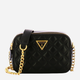 Torebka crossbody damska mała Guess Giully HWQA8748140-BLA Czarna (800070307632) - obraz 1