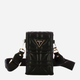 Сумка крос-боді через плече жіноча маленька Guess Latona HWQG9211810-BLA Чорна (800070326056) - зображення 1