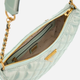 Сумка хобо жіноча маленька Guess Giully HWQI8748120-MNT Зелена (800070316654) - зображення 3