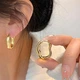Сережки біжутерія "Схема кільця" jeweston Золотого кольору - зображення 5