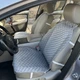 Накидка на автосидіння з алькантари Lux Прошитий квадратний ромбік Сірий Преміум+ 1 Передня - изображение 1