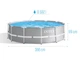 Каркасный бассейн Intex 26716 Prism Frame Pool 366х99 см с фильтр-насосом и лестницей Объем 8592 л - изображение 3