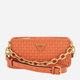 Сумка клатч жіноча Guess Lisbet HWWA8774720-PPY Помаранчева (800070307643) - зображення 1