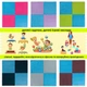 Пол-пазл Sticker Wall плюшевый ГОЛУБОЙ 60*60*1cm (D) SW-00002091 - изображение 7