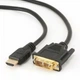 Кабель передачі відео Cablexpert CC-HDMI-DVI-6 1.8m - изображение 2