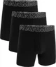 Трусы (боксерки) Under Armour PERFORMANCE COTTON 6IN 3-PACK BOXERJOCK черные (3 пары) L 1383889-001 - изображение 1