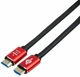 Кабель передачі відео Atcom HDMI-HDMI Red/Gold, пакет, довжина 1 м, 4K, ver 2.0. (24941) - изображение 1