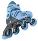 Роликовые коньки Globber 2в1 размер 26-29 серо-синие (780-200) - изображение 8