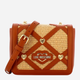 Torebka crossbody damska mała Love Moschino Borsa Raffia JC4310PP0IKO110A Brązowa (800070318018) - obraz 1