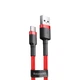Зарядний кабель Baseus Cafule Cable Type-C 3A 1M Red+Red (CATKLF-B09) - зображення 2