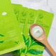 Ночная маска для лица с экстрактом зеленого чая Laikou Matcha Sleeping Face Mask 3г - изображение 3