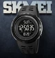 Мужские спортивные наручные часы Skmei 2070 (Черные с прозрачным корпусом и черным циферблатом) - изображение 7