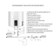 Водонагреватель электрический Thermo Alliance 50 л SLIM вертикальный, сухой ТЭН 2,0 кВт D50V20J(D)1-K - изображение 5