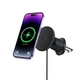 Автомобильный держатель для телефона Baseus CW01 Magnetic Wireless Charging Car Mount с беспроводной зарядкой 15W для крепления в воздуховоде (C40141001111-00) Black - изображение 4