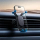 Автомобильный держатель для телефона Baseus Stable Gravitational Car Mount для крепления в воздуховоде (SUWX020001) Black - изображение 2