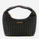 Сумка хобо жіноча середня Guess Tia HWQA9187120-BLA Чорна (800070316644) - зображення 1