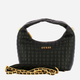 Сумка хобо жіноча середня Guess Tia HWQA9187120-BLA Чорна (800070316644) - зображення 4