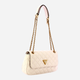 Сумка крос-боді через плече жіноча середня Guess Giully HWQA8748210-IVO Біла (800070316641) - зображення 3