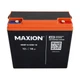 Акумулятор тяговий MAXION MXBT-6-DZM-18 (12V, 18Ah, -/+) - зображення 2
