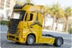 Масштабная модель автомобиля Mercedes-Benz Actros. Металлическая машинка. Желтый - изображение 3