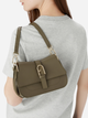 Torebka bagietka damska skórzana Furla Flow Mini WB01032BX20452810S1007 Zielona (800070319107) - obraz 2