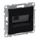 Розетка Legrand SUNO информационная RJ45 CAT5E UTP Черная (721450) - изображение 1