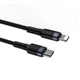 Кабель Baseus Cafule Cable Type-C to iP PD 18W 1m Gray+Black (CATLKLF-G1) - зображення 5