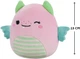 Мягкая игрушка Squishmallows Розовый Дино 13 см (6900007512640) - изображение 2
