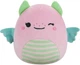 Мягкая игрушка Squishmallows Розовый Дино 19 см (6900007512787) - изображение 1