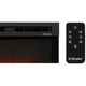 Електрокамін з обігрівом Dimplex Symphony XHD 26 з "живим" полумʼям, ефектом тліючих дров, швидкістю язиків полумʼя (660x479x191) (XHD26L) - зображення 3