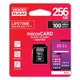 Карта памяти MicroSDXC 256GB UHS-I Class 10 Goodram + SD-adapter (M1AA-2560R12) - изображение 1