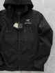 Вітрівка Arcteryx чоловіча весняна осіння демісезонна куртка арктерикс чорна L - зображення 10