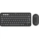Комплект бездротовий (клавіатура, миша) Logitech Pebble 2 Combo Graphite (920-012239) Чорний - изображение 1
